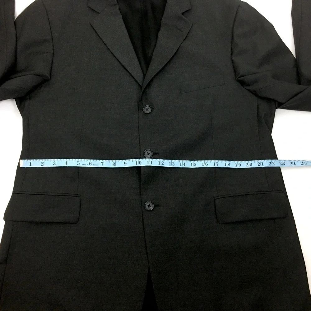J. Crew Men's Dark Grey Suit Jacket Gray Blazer